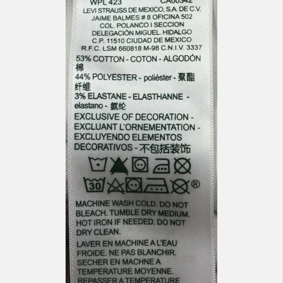 Levi’s Denizen High Rise Ankle Jeggings in Lilac Size 29 - Picture 9 of 9